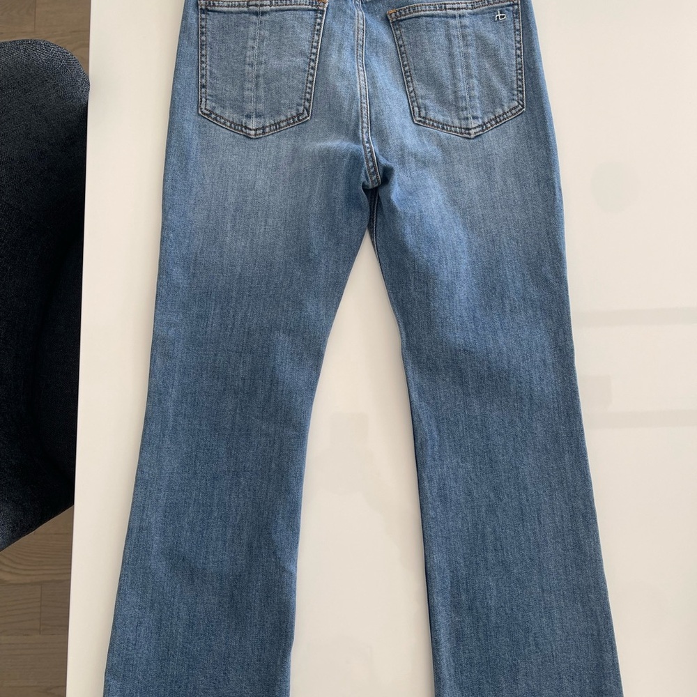 rag & bone Light Blue Cropped Jeans - Picture 6 of 6